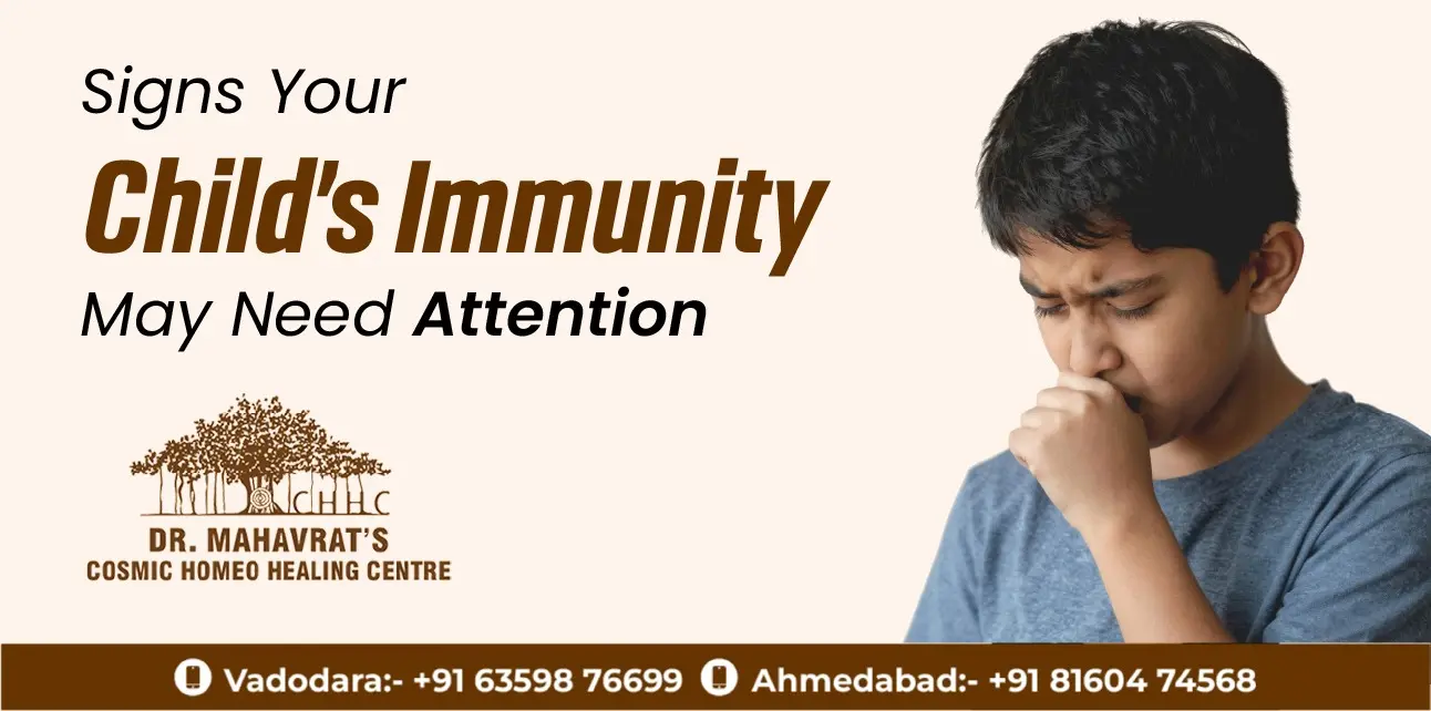 Signs your Child's immunity may need attention